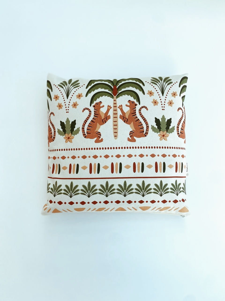 Cotton Cushion cover Tiger Roar 