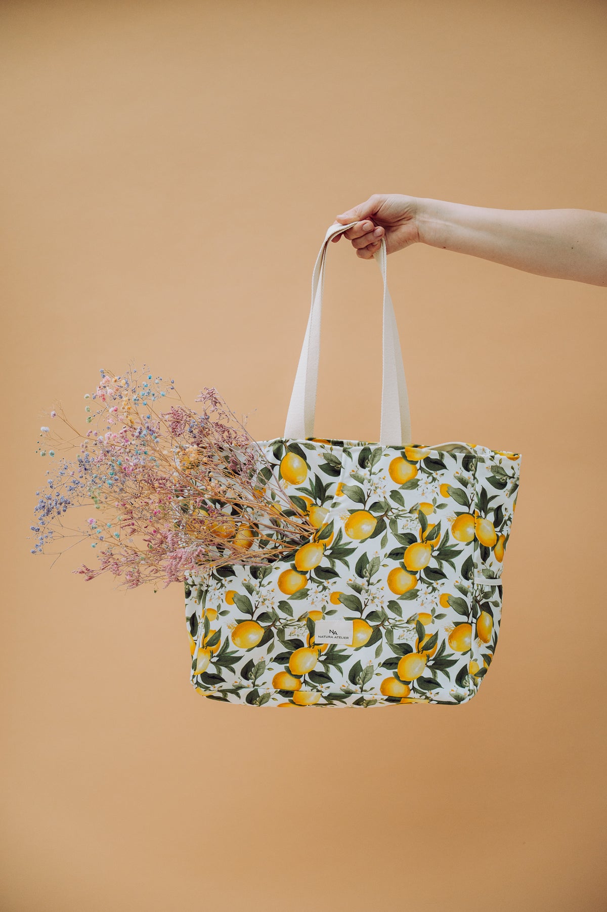 Die Analog-Tasche - Zitronen