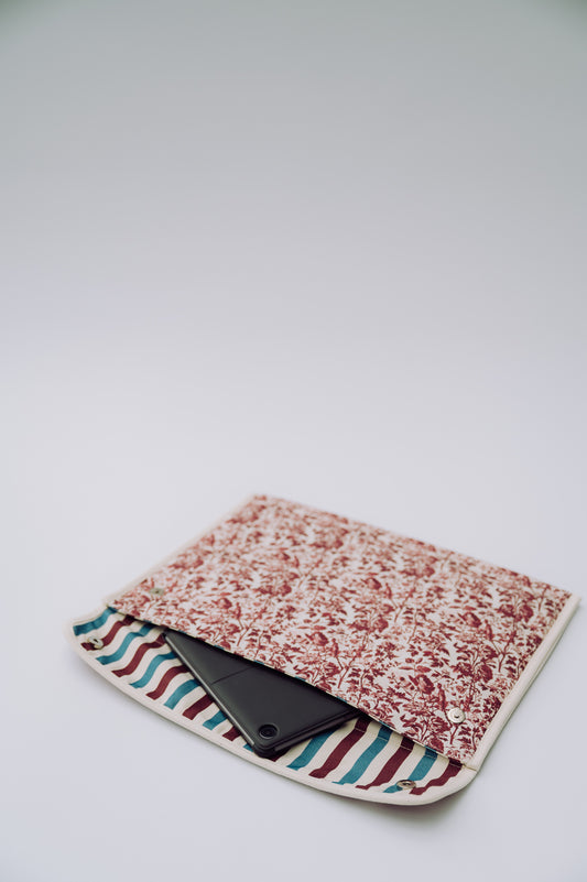 14" Laptop Sleeve - Toile de Jouy