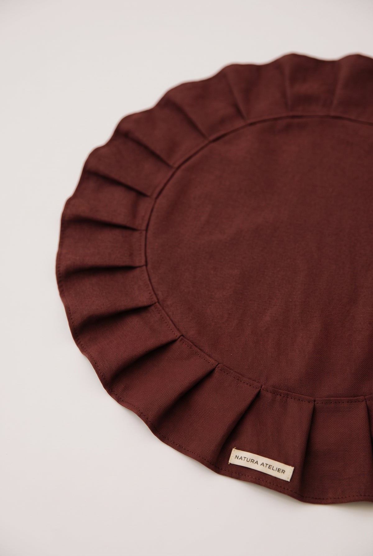 Okrągła Podkładka pod Talerze - Maroon