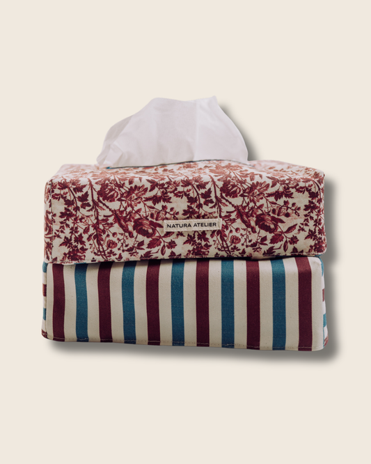 Tissue Box Cover- Toile De Jouy