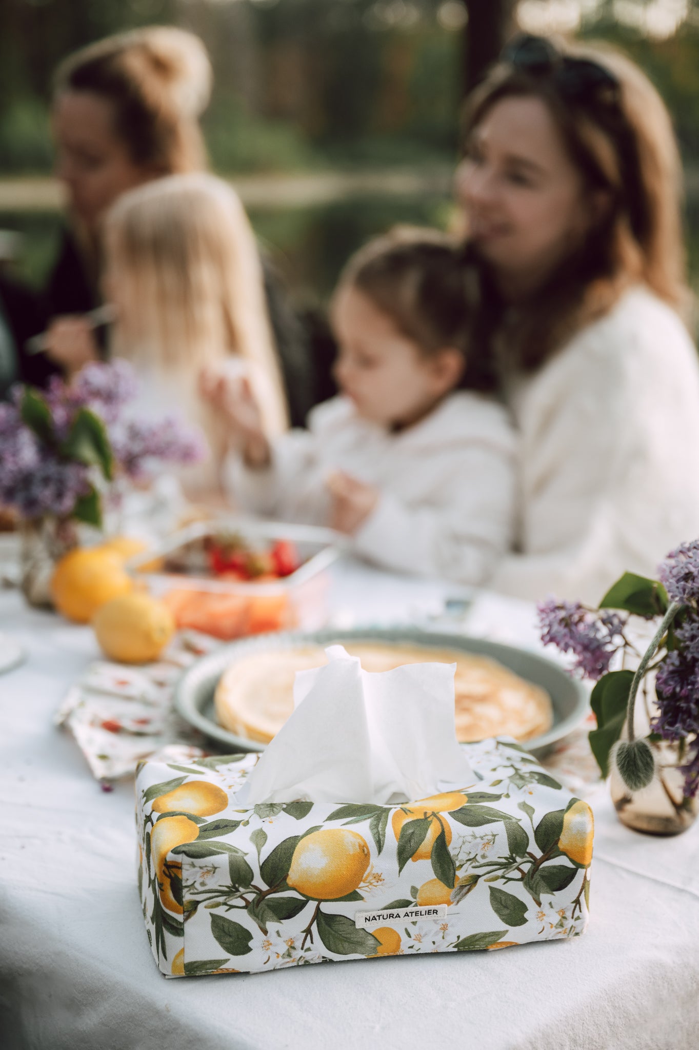 Pokrowiec na chusteczki – bawełniany chustecznik - Lemons