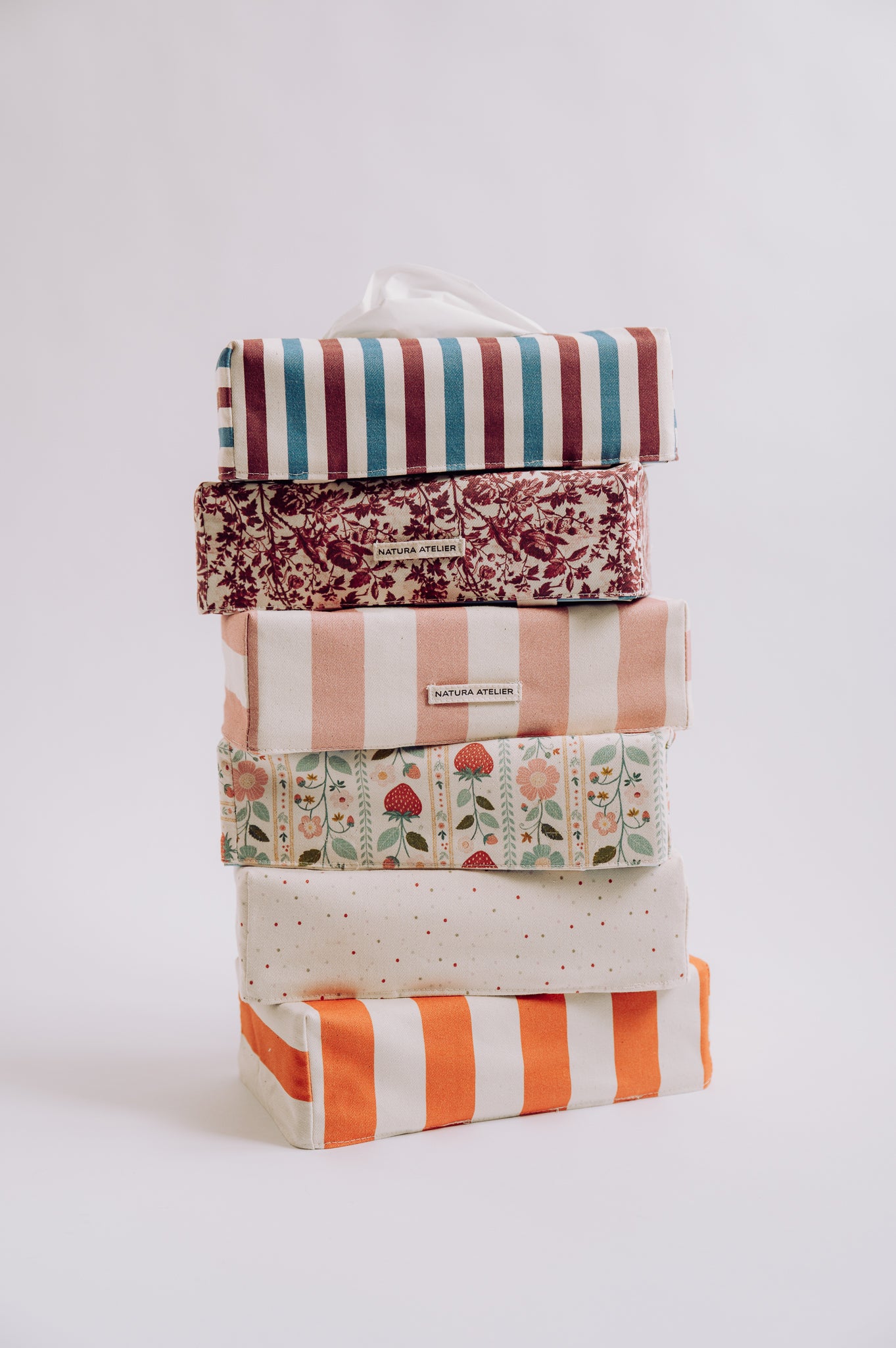 Tissue Box Cover- Toile De Jouy