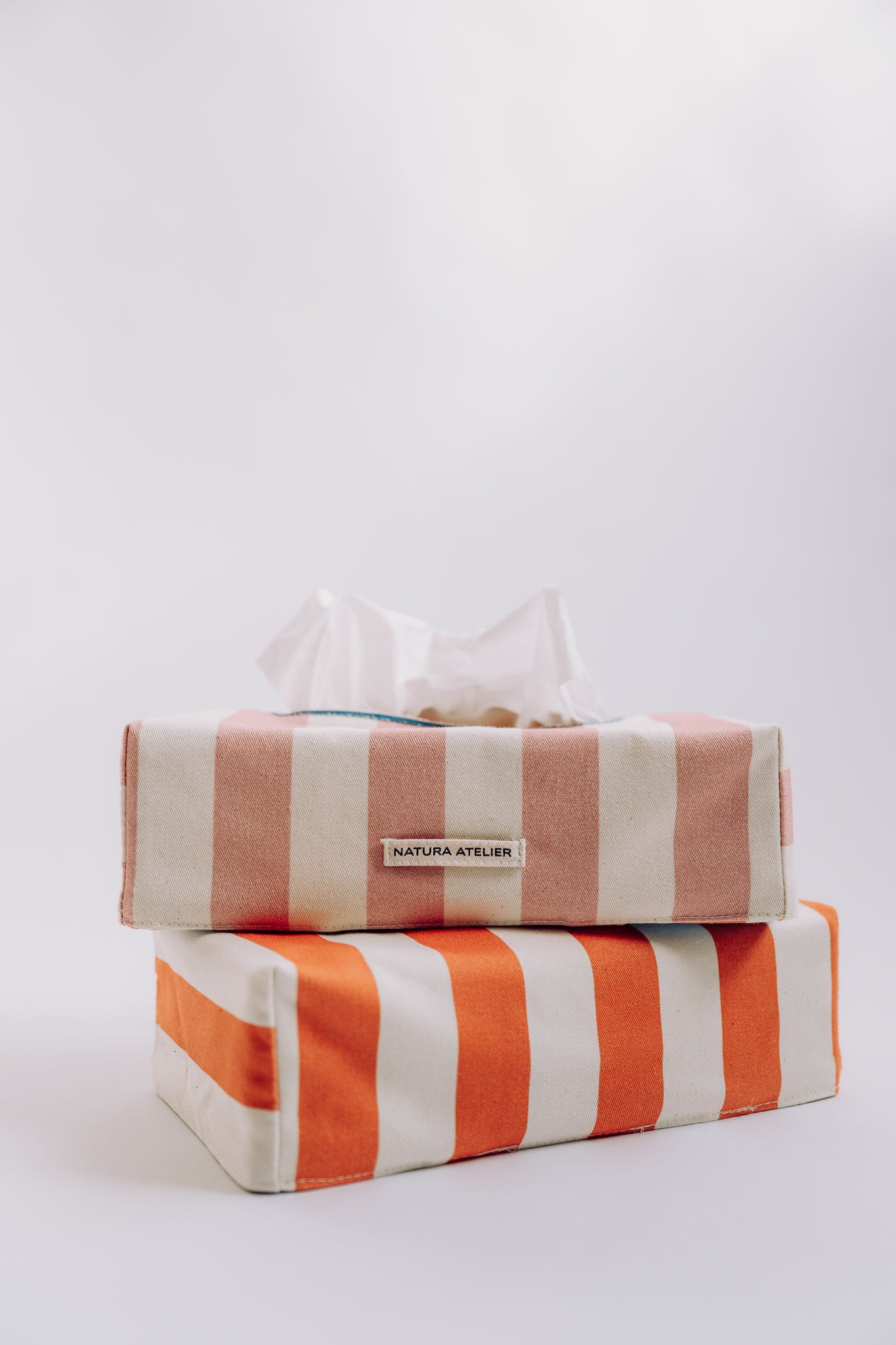 Pokrowiec na chusteczki – bawełniany chustecznik - Pumpkin Stripes