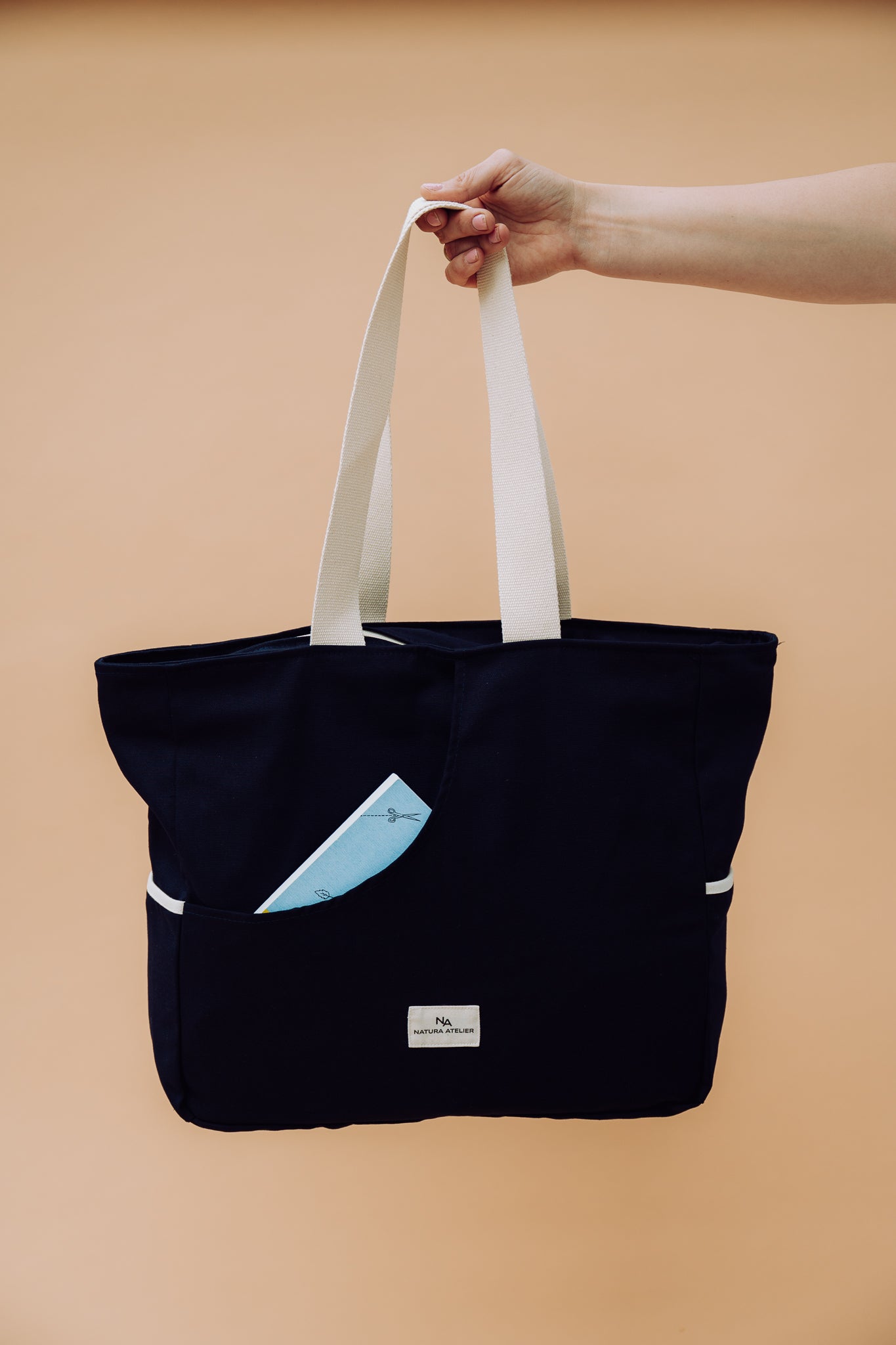 Analog Tote Bag - Navy Amphibian
